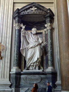 Sculpture of St Peter in St John Lateran
