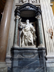 Sculpture of St Paul in St John Lateran