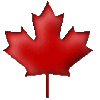 A red maple leaf icon