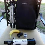 Celestron EclipSmart Travel scope. Banana for scale