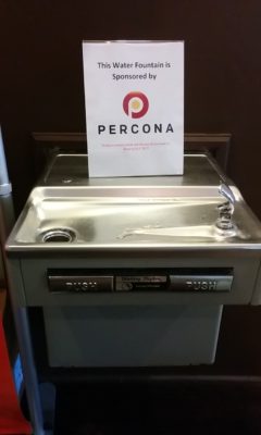 Percona was a big sponsor