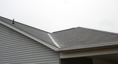Ice on the roof
