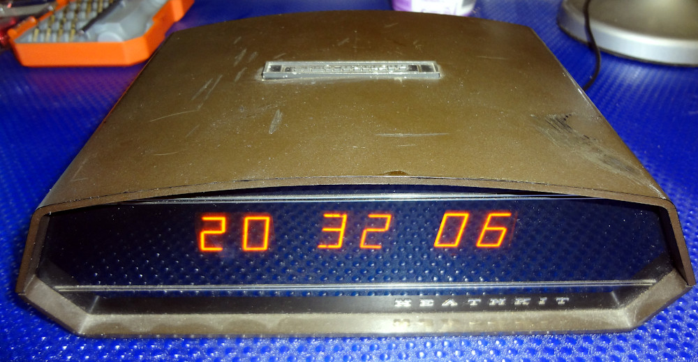 Heathkit GC-1092A digital clock