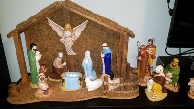 Christmas nativity scene 2020