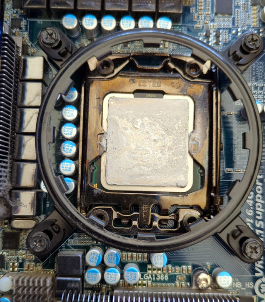 The uncovered CPU